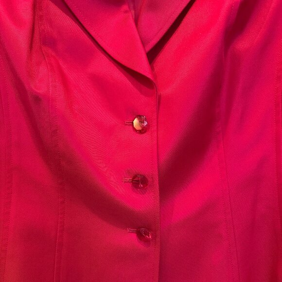 Talbots Hot Pink Suit Jacket - Picture 3 of 5